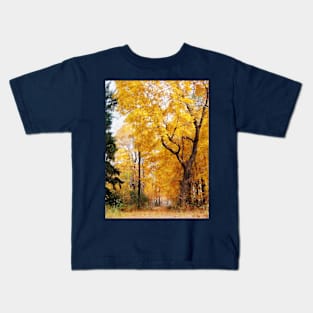 Autumn Path Kids T-Shirt